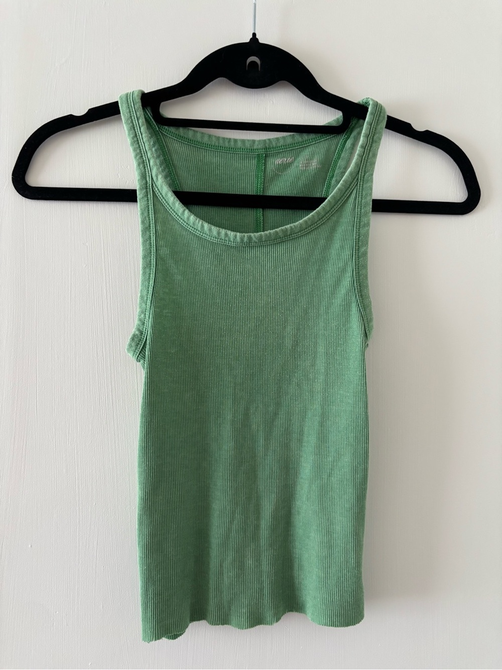 aerie Light Green Ribbed Tank Top